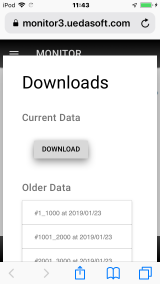 Download support for archived data.